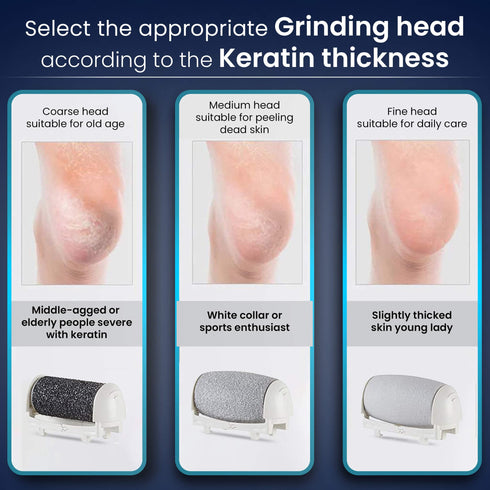 Callus Remover Replaceable heads - 3 Pcs